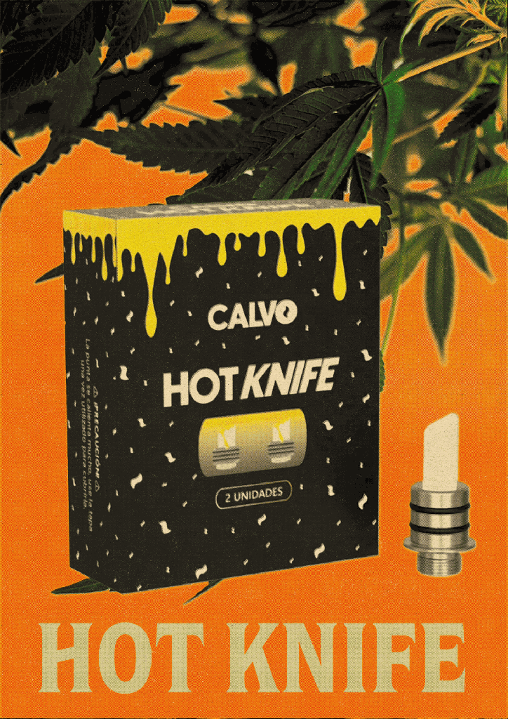 Hot Knife (2 unid.) - Calvo Glass.